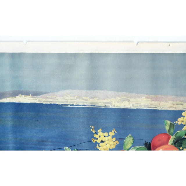1930s 1930s Original French Travel Poster, Cannes - Sem - Linen-Backed For Sale - Image 5 of 6
