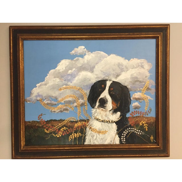 Original Bernese Mountain Dog Painting ByJudy Henn For Sale In Philadelphia - Image 6 of 6