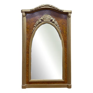 Art Deco Mirror in Painted Wood For Sale