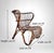 Danish Organic Modern Rattan Lounge Chair in the Style of Viggo Boesen For Sale - Image 17 of 17