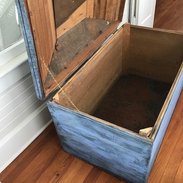 Antique Wood Grain Bin Chairish