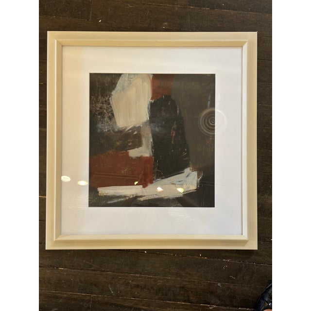 Abstract Expressionist Painting in Custom Frame by Ruth Aizuss Migdal For Sale - Image 4 of 4