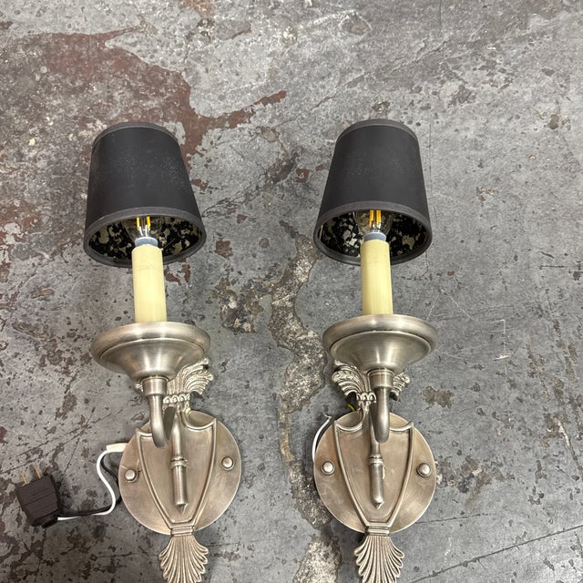 19th Century Neoclassical Style Wall Sconces, Pair For Sale - Image 11 of 12