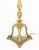 Traditional Vintage Federal Style Brass Tripod Torchere For Sale - Image 3 of 5