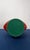 1980s Postmodern Sculptural Reverse Painted Glass Clamshell Shaped Table Lamp For Sale - Image 9 of 9