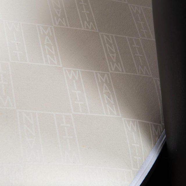 Black Leather Aura Armchair by Paolo Piva for Wittmann For Sale - Image 10 of 15