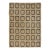 Antique Hooked Rug in Gold With Floral Garden Lattice Design - Rug & Kilim For Sale