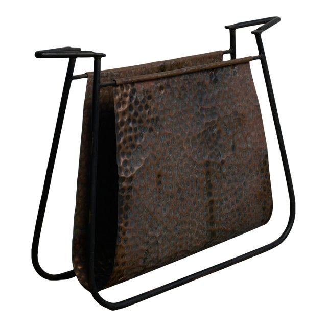 Mid-Century Modern Magazine Rack by Hauner & Eisler, Brazil, 1950 For Sale