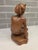 1950s Mid-Century Modern Realism Balinese Modernist "Seated Philosopher" Satinwood Sculpture For Sale In Phoenix - Image 6 of 12