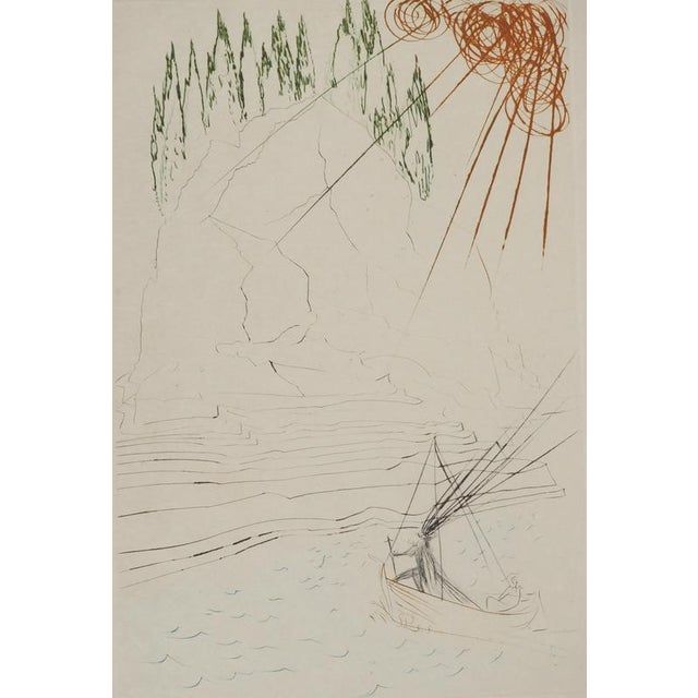 Salvador Dali, The Struggle with the Morhoult, Engraving For Sale - Image 4 of 7