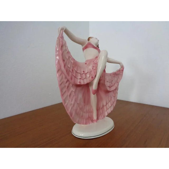 Art Deco Ceramic Dancer from Hertwig & Co Katzhütte, 1920s For Sale - Image 9 of 18