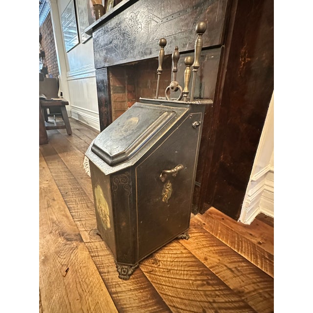 Victorian Antique Victorian Coal Storage Bin For Sale - Image 3 of 5
