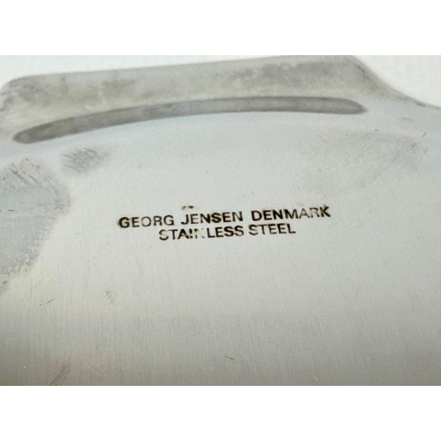 Mid-Century Modern Mid-Century Danish Stainless Steel Coasters by Georg Jensen, 1970s, Set of 10 For Sale - Image 3 of 8