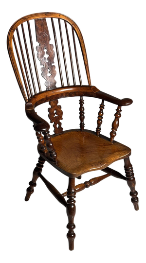 English Windsor Chair in Yew Wood