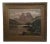 19th Century Mountain Landscape Oil Painting by Anton Pick, Framed For Sale