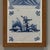 Ink Blue Framed Set of Three 18th Century Dutch Delft Blue and White Tiles For Sale - Image 8 of 14