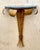 Vintage Gilt Metal and Marble Wall Console For Sale - Image 11 of 13