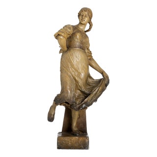 Friedrich Goldscheider, Female Figure, 19th Century For Sale