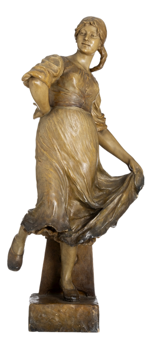 Friedrich Goldscheider, Female Figure, 19th Century