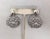 Metal Vintage C1973 Signed Napier Rhodium Plated Openwork Drop Clip Earrings-2 Pieces For Sale - Image 7 of 8