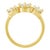 Contemporary 14K Yellow Gold 1-1/4 Cttw Brilliant Cut Diamond Three Round Floral Clusters Engagement or Fashion Ring (H-I Color, SI2-I1 Clarity) - Size 7 For Sale - Image 3 of 7