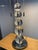 Glass Modern Stacked Glass Orb Table Lamp For Sale - Image 7 of 12
