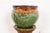 Ceramic Roseville Pottery Glazed Ceramic Jardiniere With Pedestal Stand, Circa 1940s For Sale - Image 7 of 12