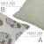 Fabdivine Block Printed Cushion Cover 14x14 Inch Thick Linen-Mayra For Sale - Image 4 of 5