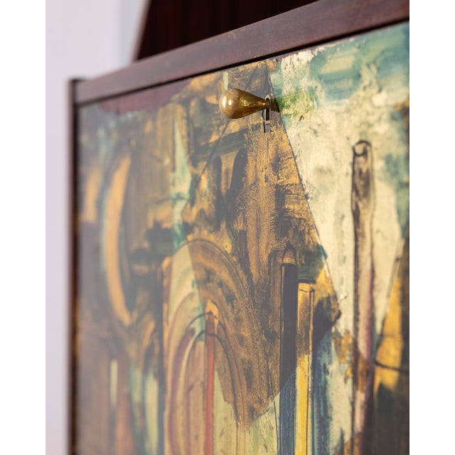 Vintage Wooden Highboard by Umberto Mascagni, 1950s For Sale - Image 17 of 18