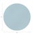 Contemporary Solid Bluebell Vegan Leather Round Cane Placemat, Set of 4 For Sale - Image 3 of 5
