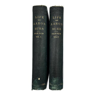 1882 Edition of Life of Aaron Burr Vol I & II by James Parton For Sale