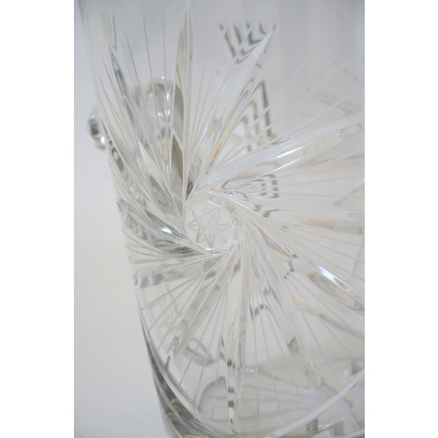Ice Bucket Lead Crystal Pressed Design 1970s For Sale - Image 10 of 13