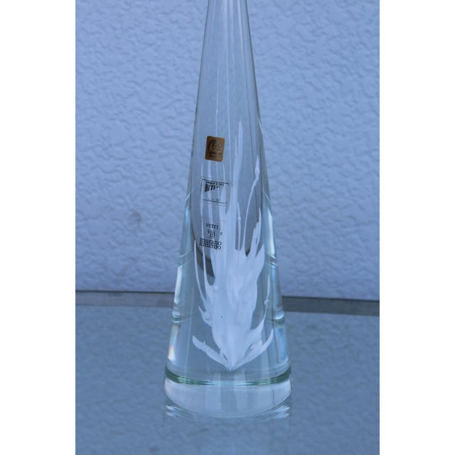 Mid-Century Modern Licio Zanetti Glass Murano Sculpture For Sale - Image 3 of 10