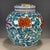 Late 20th Century Chinese Wucai Porcelain Phoenix & Floral Covered Jar For Sale - Image 5 of 9