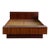 Skovby Queen Platform Bed Frame With Integrated Nightstands Rosewood Denmark 1970s For Sale