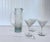 Vintage Memphis Design Cocktail Pitcher Set: Frosted Glass Barware With Stirrer For Sale In Philadelphia - Image 6 of 10