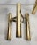 MCM Tubular Brass Table Set Vintage For Sale - Image 11 of 12