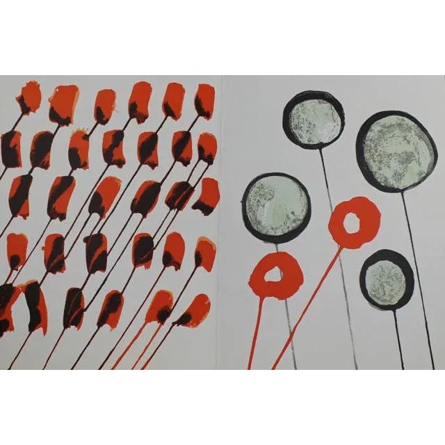 Alexander Calder "Derriere Le Miroir No.156" Lithograph Art Book For Sale - Image 10 of 10