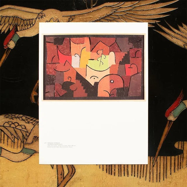 Contemporary 1989 After Paul Klee "Stage Landscape", Full-Color Print From France For Sale - Image 3 of 7