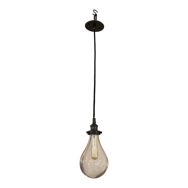Restoration Hardware Teardrop Pendant Light For Sale