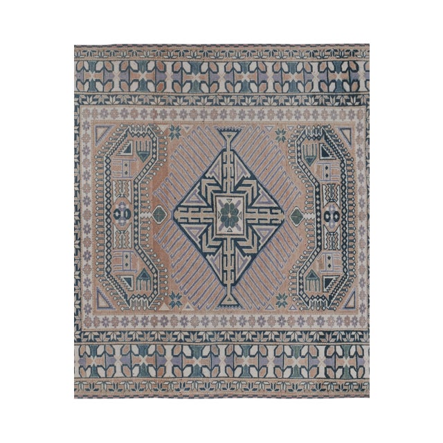 Turkish Square Oushak Rug 6' X 6'3'' For Sale - Image 4 of 11