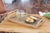 Wood Artifacts Rattan Rectangular Serving Tray with High Handles in Honey Brown - 14" For Sale - Image 7 of 13