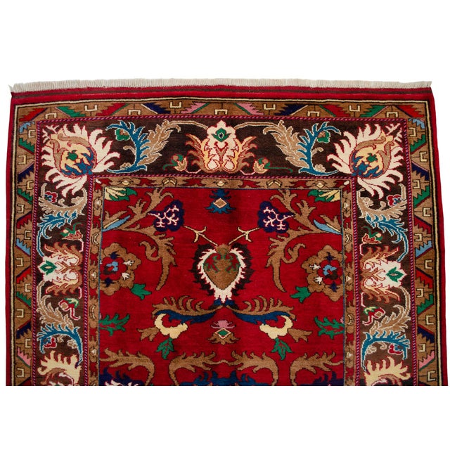 Hand-Knotted Oushak Rug New For Sale - Image 11 of 14