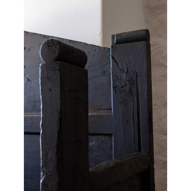 Large Folk Art Bench, 18th Century For Sale - Image 9 of 18