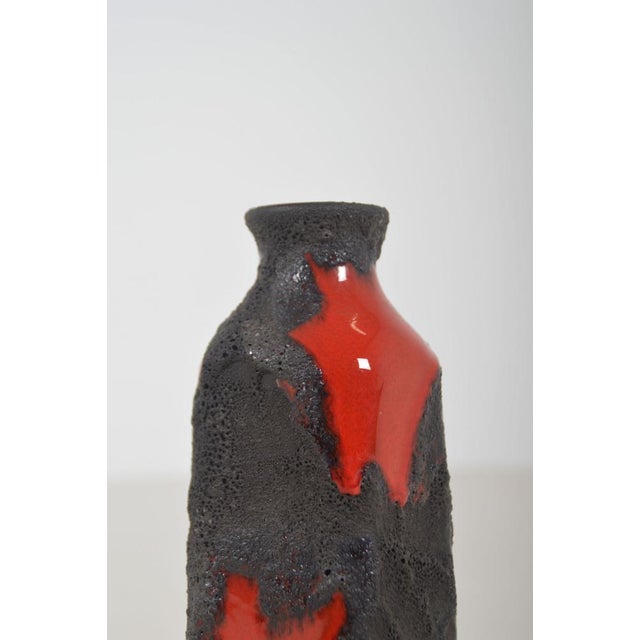 Fat Lava Vase from Marei Keramik, West Germany, 1970s For Sale - Image 3 of 8