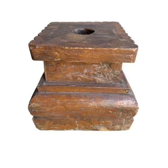 Late 19th Century Late 19th Century Pedestal Column Top Display For Sale - Image 5 of 5