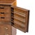 Wood Bert England Mid Century Walnut and Brass Armoire For Sale - Image 7 of 12