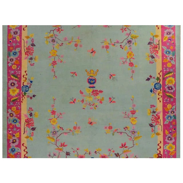 Art Deco Chinese Art Deco Rug For Sale - Image 3 of 11