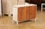 A Swedish Gustavian style painted wood apothecary chest from the late 19th century, with carved dentil molding, 10...