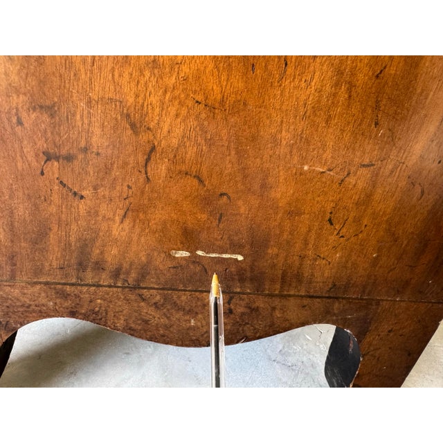 1970s Vintage George III-Style Four Drawers Bachelor’s Chest For Sale - Image 12 of 12